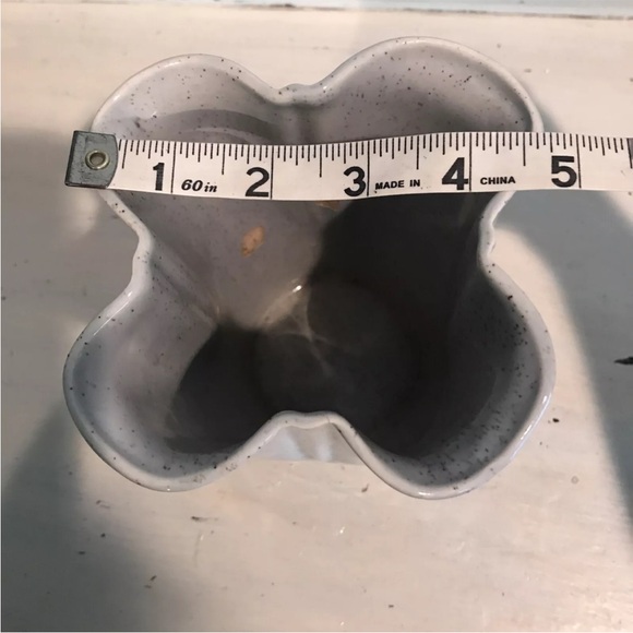 Vintage California Art Pottery Wm Frazier Speckled Glaze Vase Signed & Numbered - Picture 11 of 12